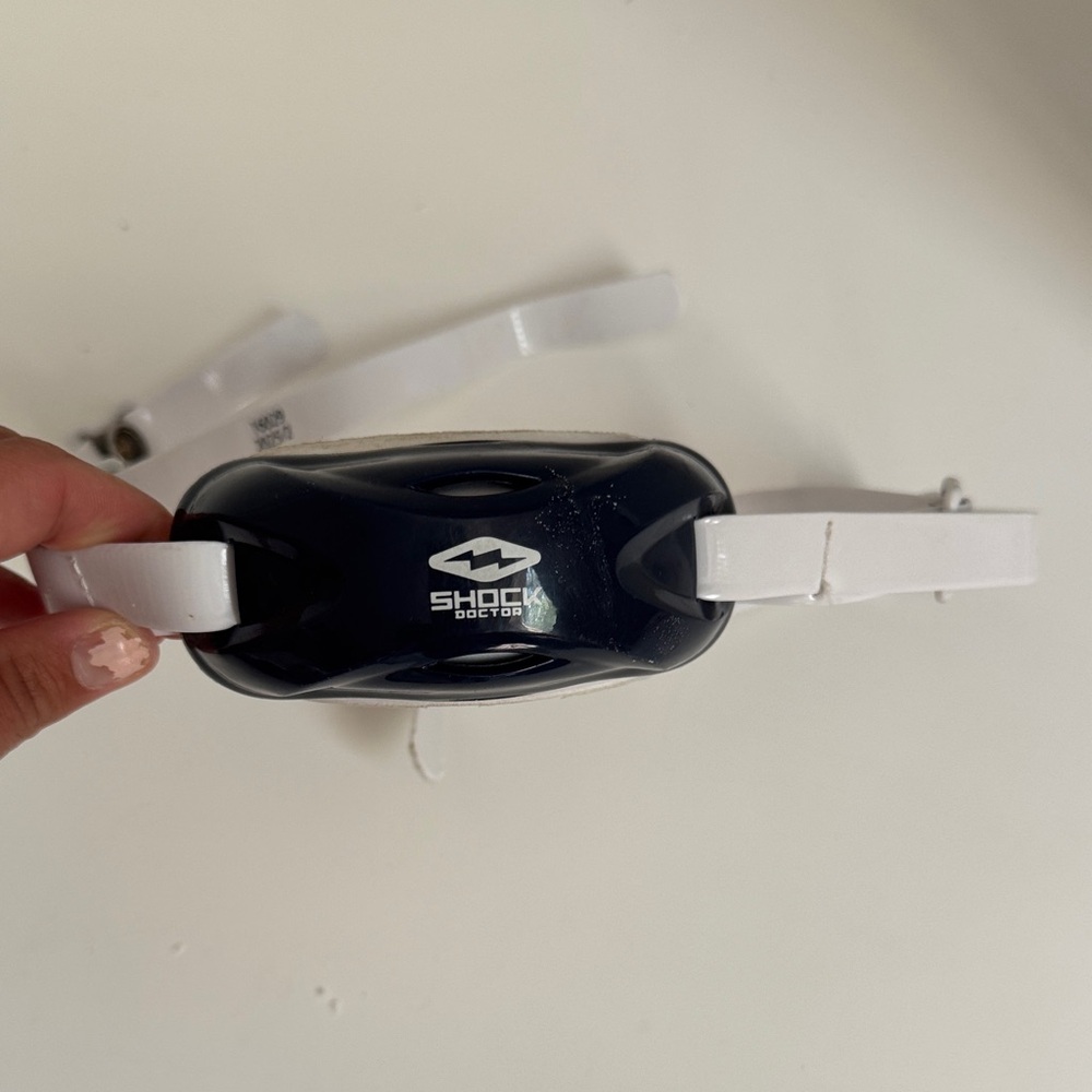 Shock Doctor Blue and White Mouthguard